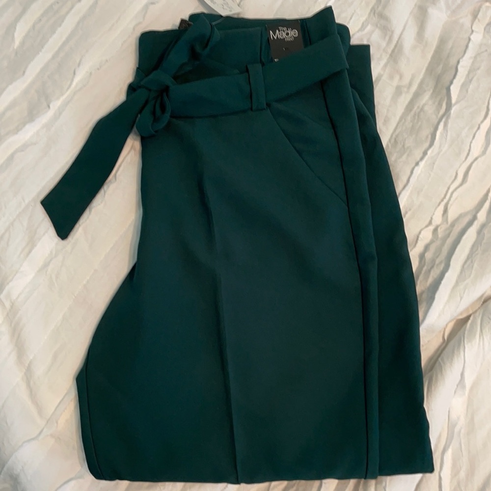 NewYork&Company Green Dress Pants-12